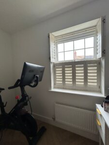 cream tier on tier shutters