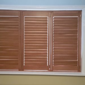 closed wooden shutters