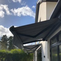 modern patio awning