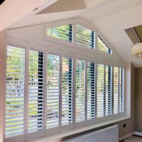white bespoke shutters