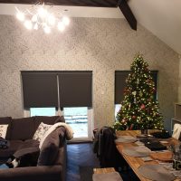 Grey Alexa blinds fitted in Northampton by Fraser James Blinds