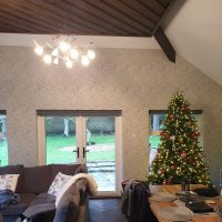 Grey remote Alexa blinds in Northampton by Fraser James Blinds