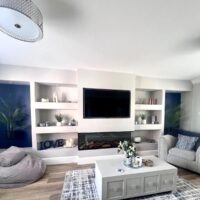 Plastered Media Wall 2